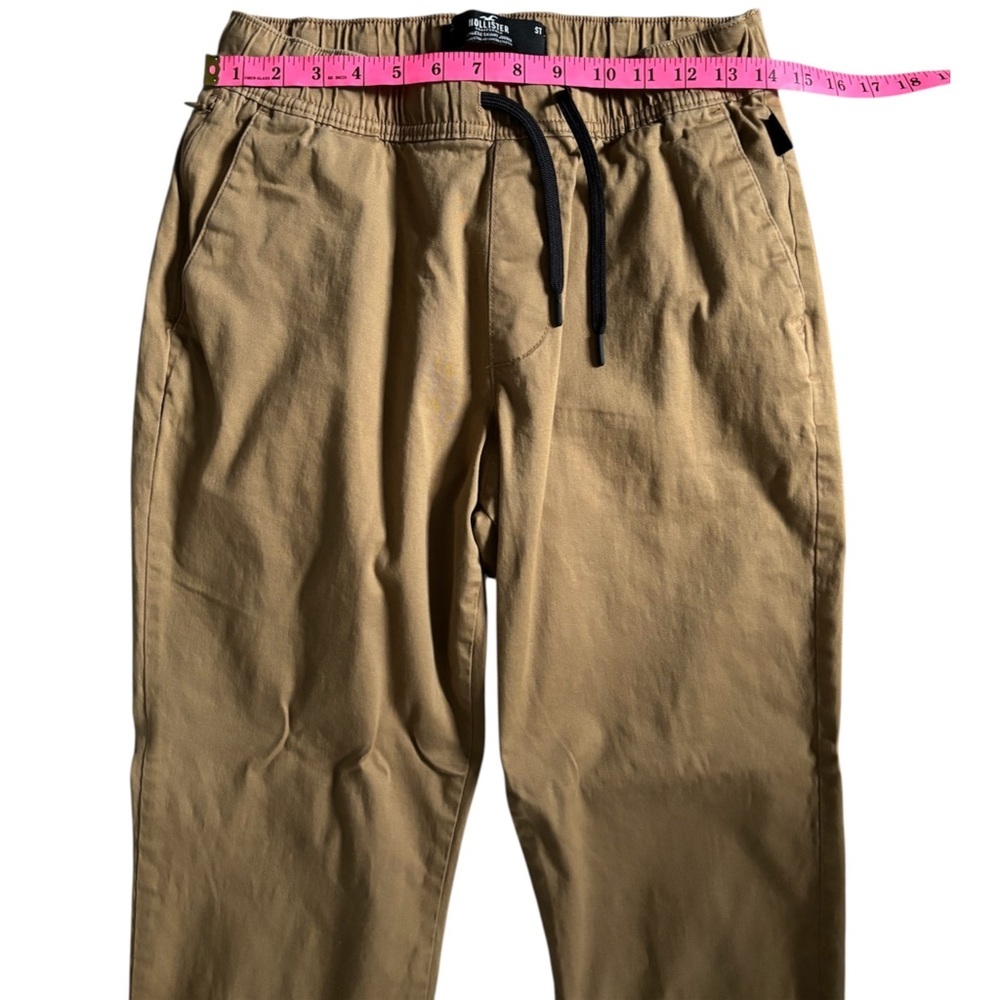 (M) Hollister Tan Brown Joggers (Men) - Picture 3 of 8